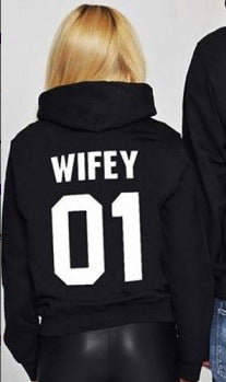 Matching Wifey & Hubby Couple Hoodies