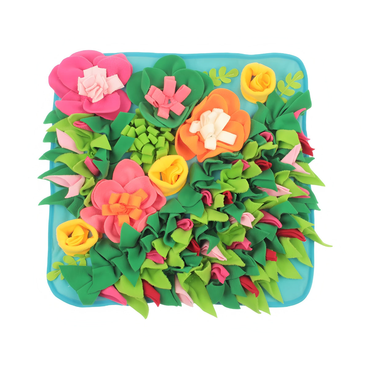 Pet Sniffing Mat Bionic Grass Style Play Mat Toy for Dogs and Cats