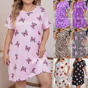 High-elasticity Crew-neck Dress for Women