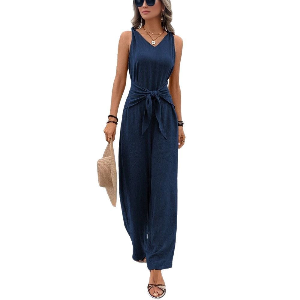 Chic Sleeveless Slim-Fit Women's Jumpsuit