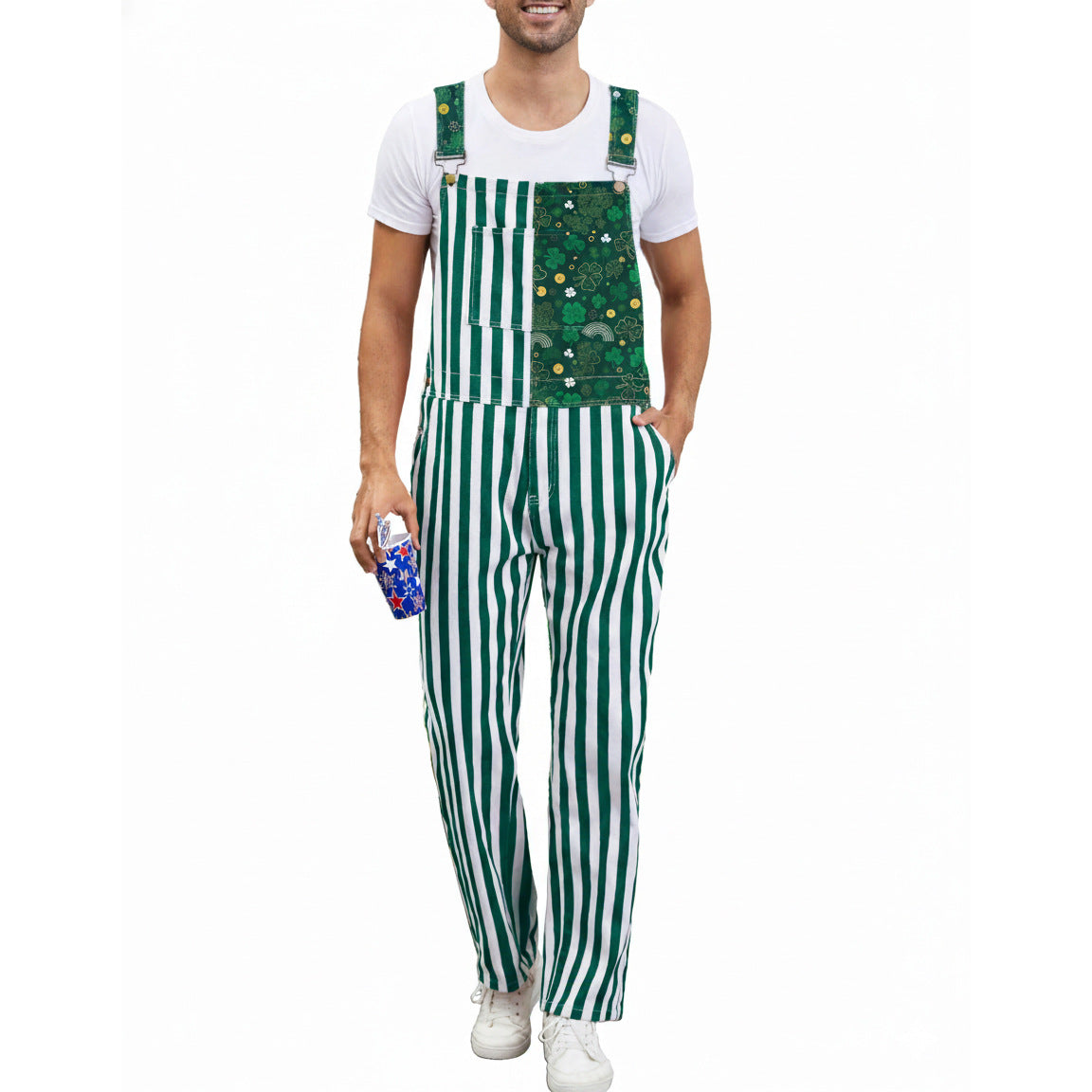 Fashion Show Outfit Suspender Pants Women