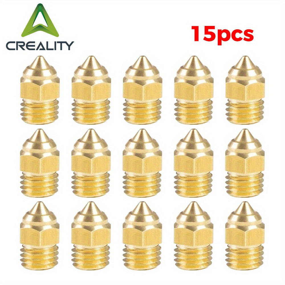 5‑Piece Brass Hotend Nozzle Set – 0.2 mm to 1.0 mm for Creality CR‑6 SE, Ender‑3 & Ender‑5