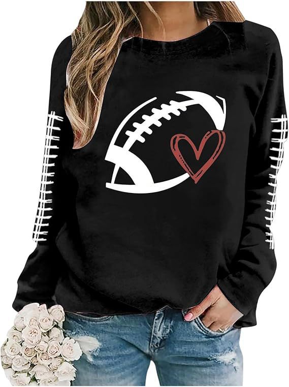 Women's Geometric Print Baseball Pullover Sweatshirt