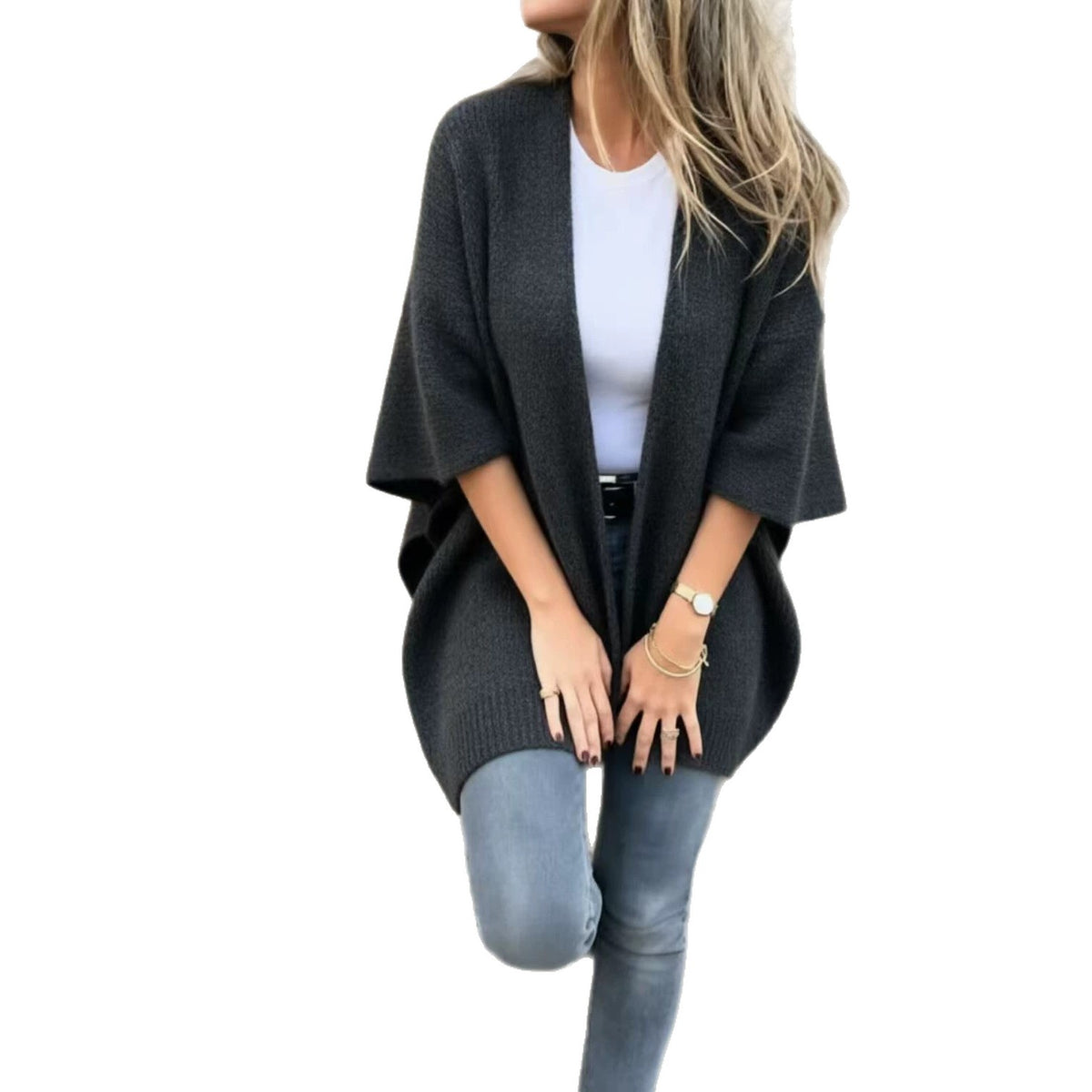 Loose Laid-back Cardigan Sweater Coat for Women
