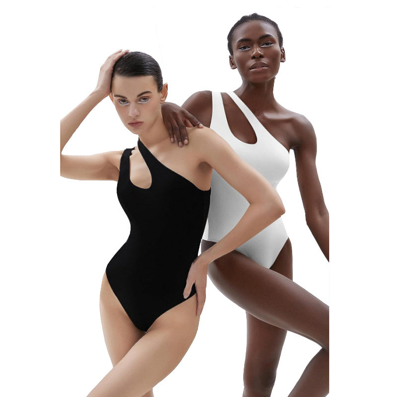 Women's Fashion Sleeveless One-shoulder Jumpsuit