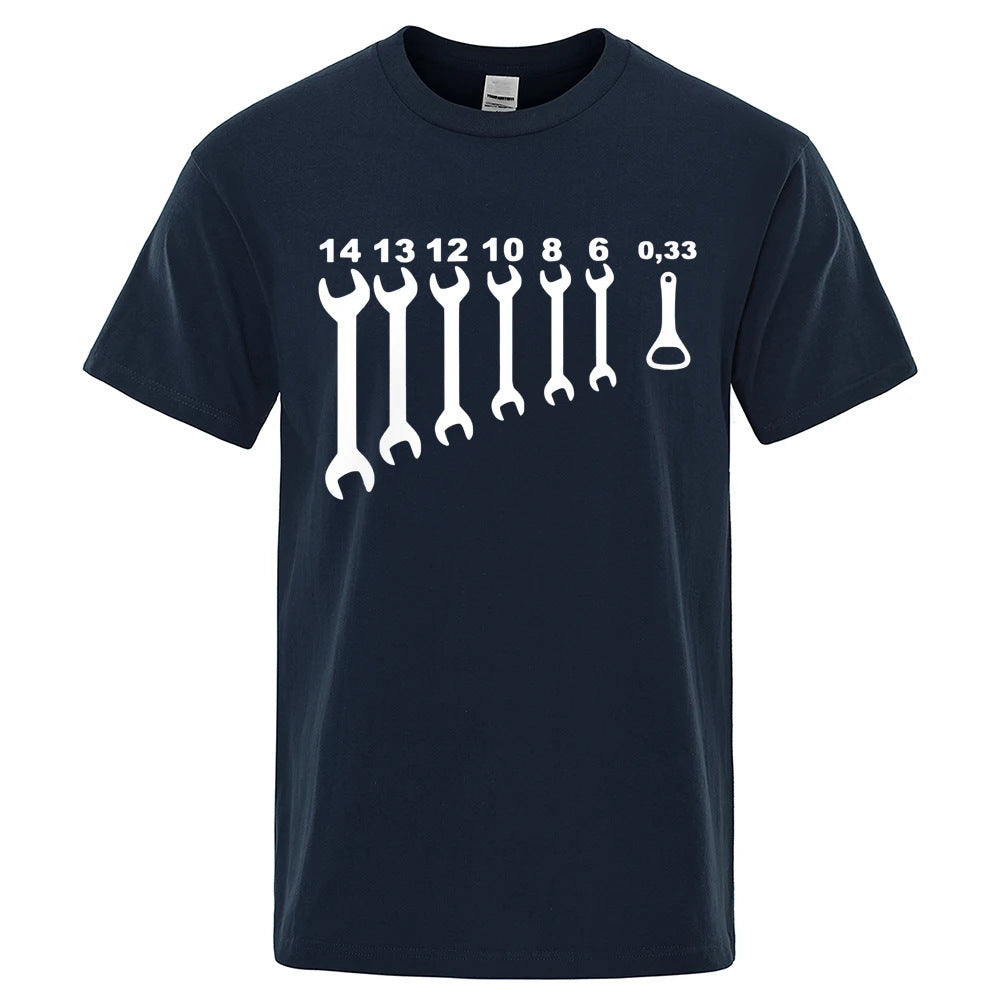 Men's Funny Car Repair Engineer Cotton T-Shirt