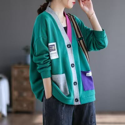 Women's Casual Loose Long-sleeve Knitted Cardigan