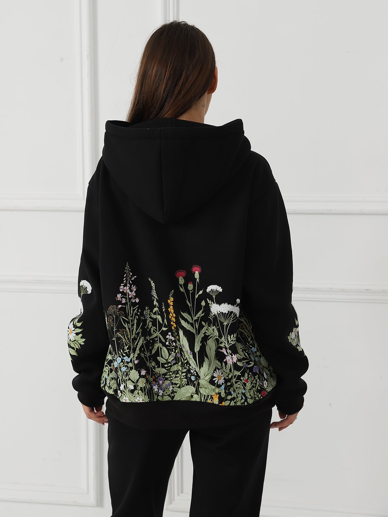 Women's Floral Long Sleeve Sweatshirt