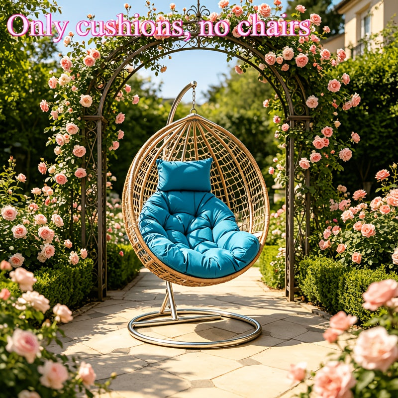 Outdoor Hanging Hammock Chair Seat Cushion, Outdoor Camping Leisure Rocking Chair Pad, Portable Chair Cushion Suitable for Outdoor Patio Garden Hanging Rocking Chairs
