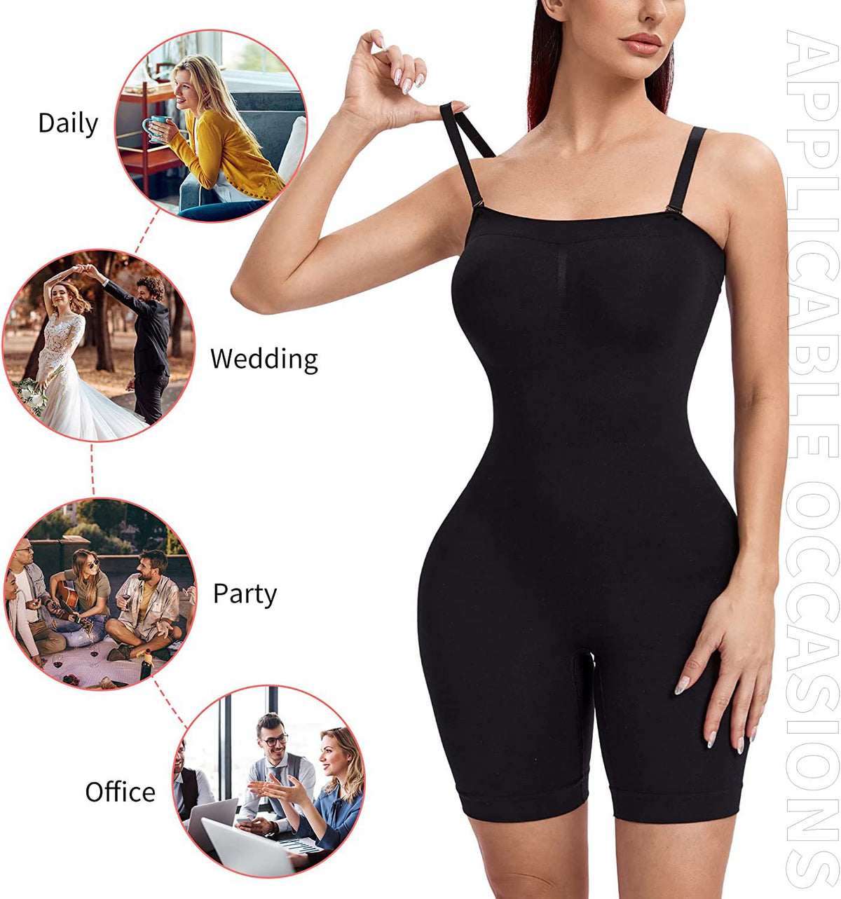 Women's Seamless Push-Up Shaping Corset & Girdle