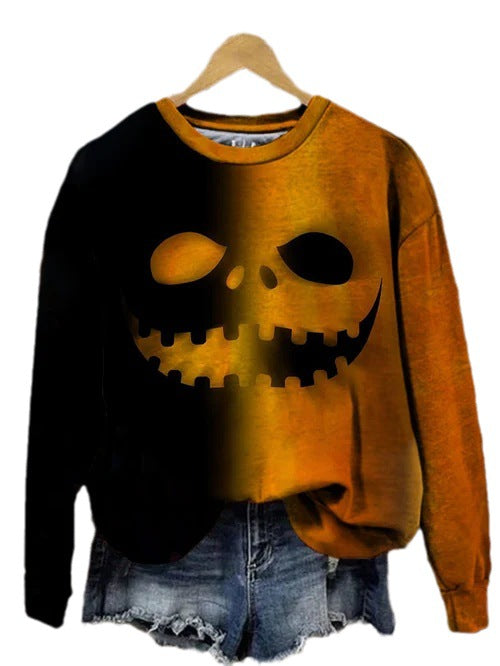 Women's Letter Print Loose Casual Sweatshirt
