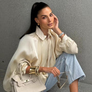 Spring New Style Fashionable Loose Batwing Sleeve Jacket