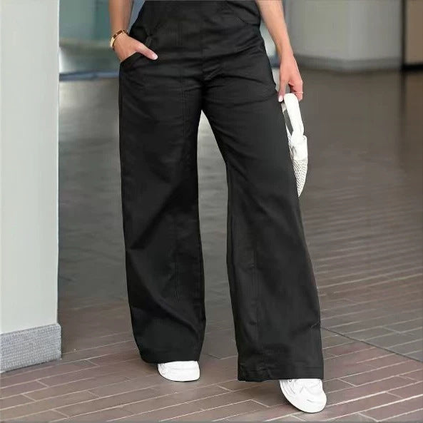 Spring Summer Strap-Style Zippered Simple Casual Fashionable Womens Jumpsuit