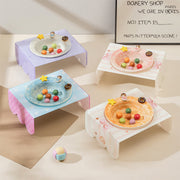 Cute Cartoon Pet Bowl - Ceramic Food Dish