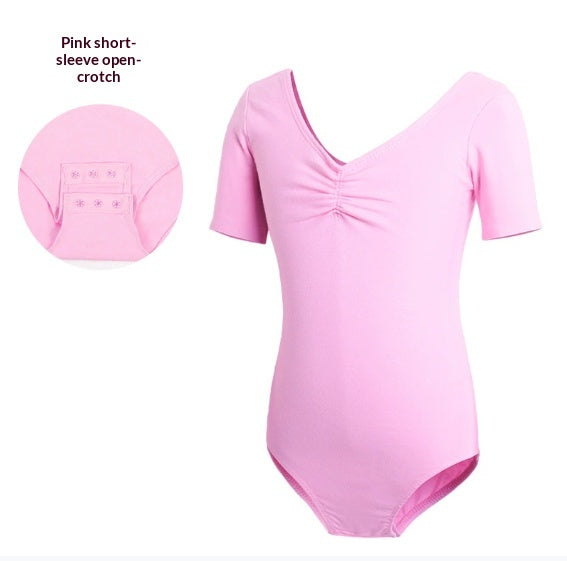 Kids' Long-Sleeve Ballet & Dance Leotard for Practice