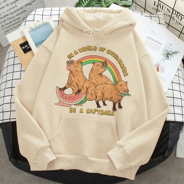 Anime Harajuku Hip-Hop Graphic Hoodie for Women