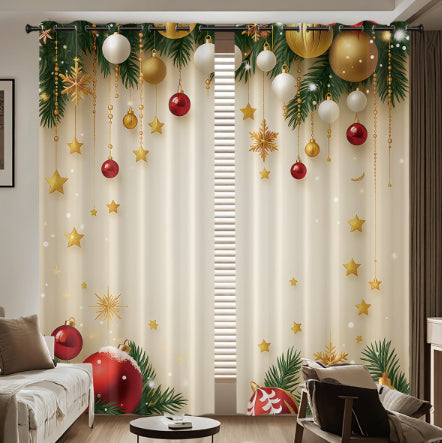 Thickened High-precision Polyester Sun-blocking Curtain