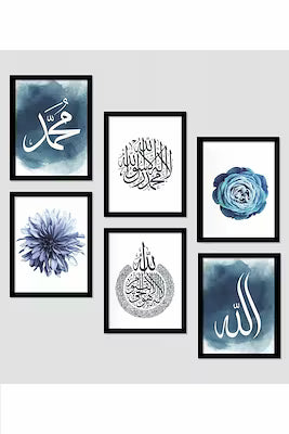 Six‑Piece MDF Photo Frame Set – 15 × 20 cm, UV‑Printed