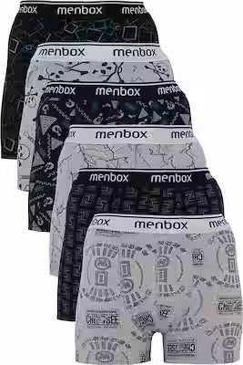 Classic Men’s 6-Piece Boxer Set in Premium Cotton-Lycra Blend