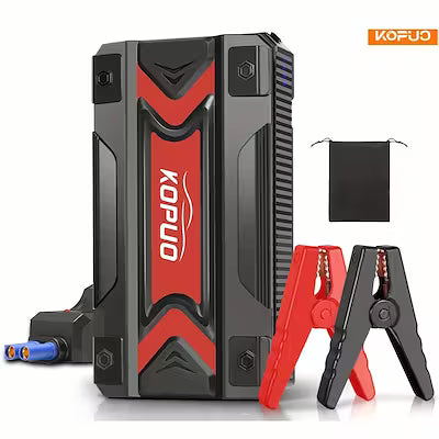 Portable Car Jump Starter with Built-in Flashlight
