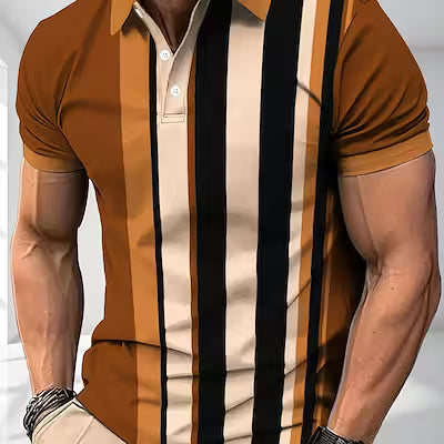 Men's Casual Short Sleeve Polo Shirt