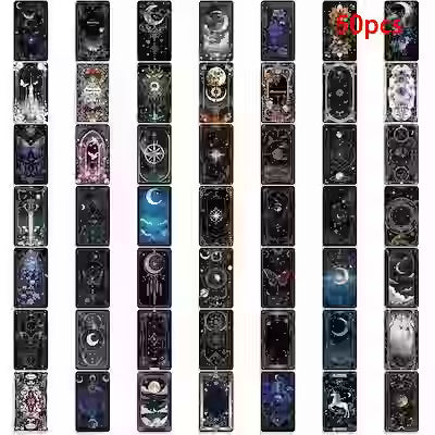 50 Mystery Journey Gothic Cartoon Animal Vinyl Stickers