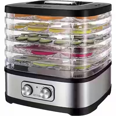 Electric Food Dehydrator with Temperature Control, 5 BPA‑Free Trays – 240W