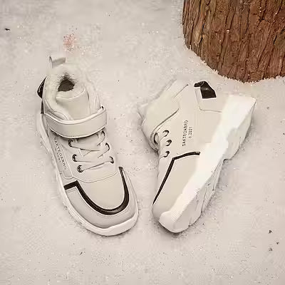 Boys' Winter Boots with Warm Fleece Lining – Casual Snow-Ready Footwear