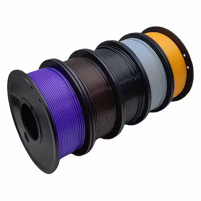 5‑Roll PLA 3D Printer Filament Pack, 1.75mm, Vacuum‑Sealed, Multi‑Color, Total 2.76 lb (5 Spools)