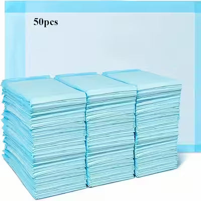 Super Absorbent 23.6" x 23.6" Puppy & Pet Pee Pads – Disposable Training Pads, Leak‑Proof (50/100/200/300 Count)