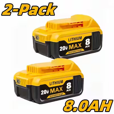 8Ah 20V lithium-ion replacement battery for cordless power tools