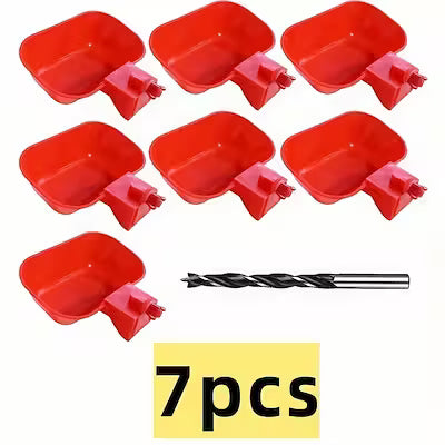 Automatic pet water dispenser bowl for poultry and small pets