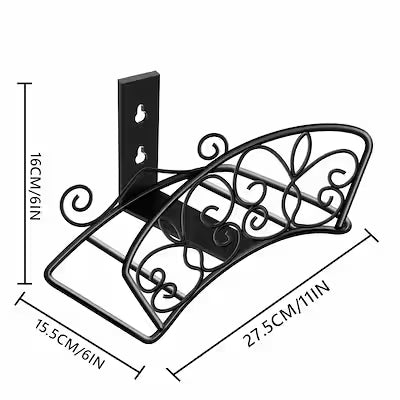 Metal Garden Hose Holder with Hose Reel and Detachable Design