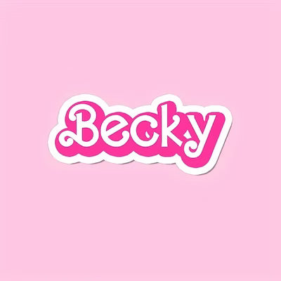 Custom Name Stickers for Water Bottles, Tumblers, and Laptops