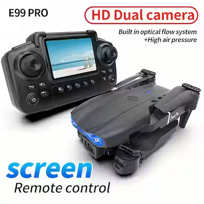 Foldable drone with dual camera, screen control, and night flying capability - image 2