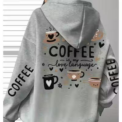 Soft plus-size long sleeve casual top with front pocket