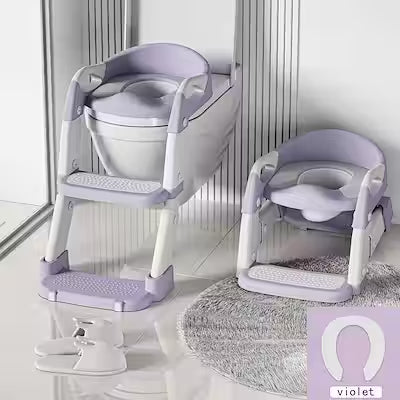 Potty Training Seat with Step Stool Ladder – Comfortable Anti-Slip Potty Seat for Toddlers