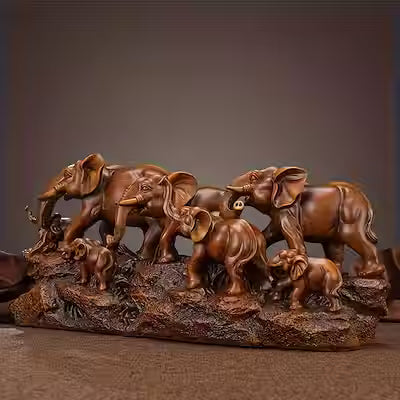Decorative elephant figurine for home or gift giving