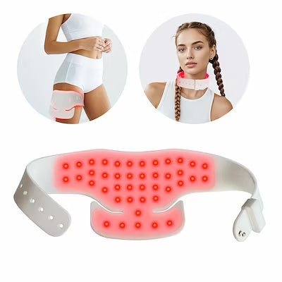 Multifunctional LED Neck Massager with 7-Color Changing Lights