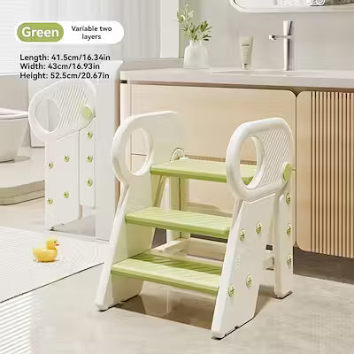 Compact Foldable Step Stool with Non-Slip Surface for Safe Reaching