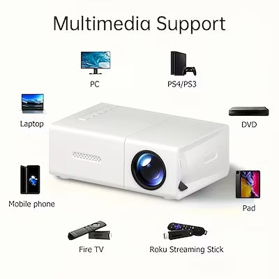 Ultra high definition portable projector for home use