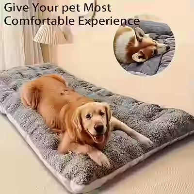 Extra Large Plush Pet Bed Sofa for Dogs and Cats with Removable Cover