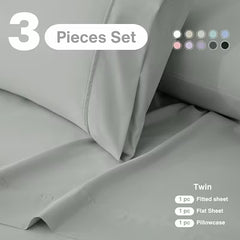 Extra deep pocket bed sheet set with cooling and breathable fabric