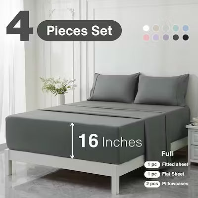 Extra deep pocket bed sheet set with cooling and breathable fabric - image 5