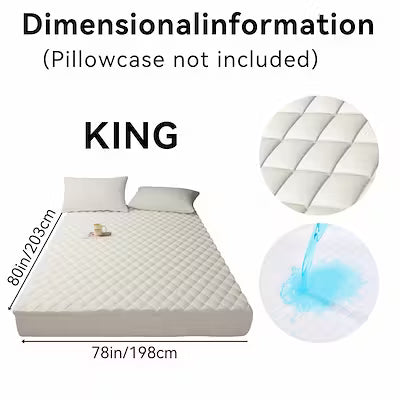 Waterproof Mattress Protector with Deep Pocket Design