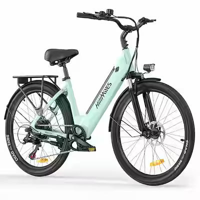 26-inch step-through electric bike for city commuting and errands