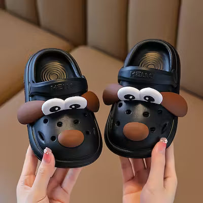 Children's Puppy-Themed Slip-Resistant Sandals
