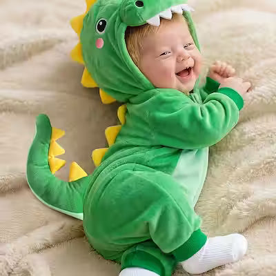 Dinosaur Onesie with 3D Design – Cozy Full‑Body Costume for Outdoor Adventures