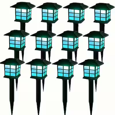 Halloween-themed solar-powered outdoor pathway lights, pack of 6 or 12