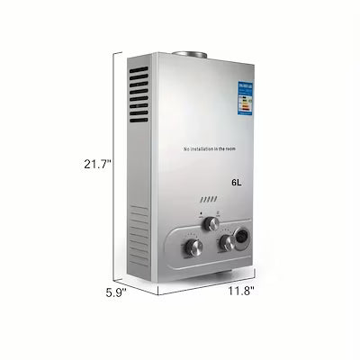 18L Tankless Propane Water Heater for Instant Hot Water Supply